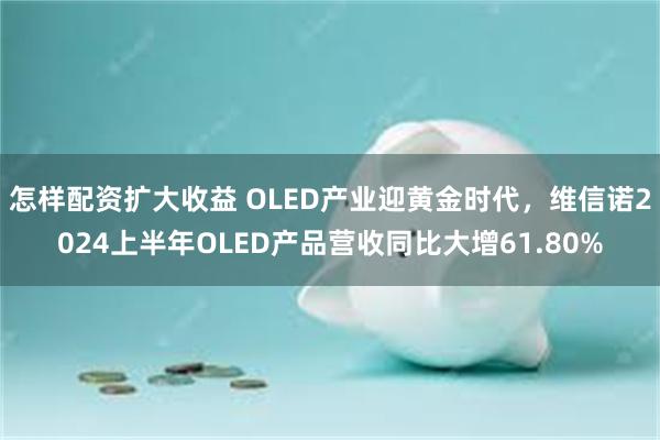 怎样配资扩大收益 OLED产业迎黄金时代，维信诺2024上半年OLED产品营收同比大增61.80%