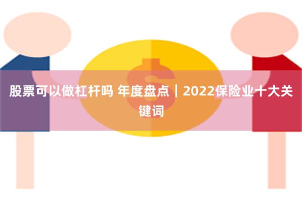 股票可以做杠杆吗 年度盘点｜2022保险业十大关键词