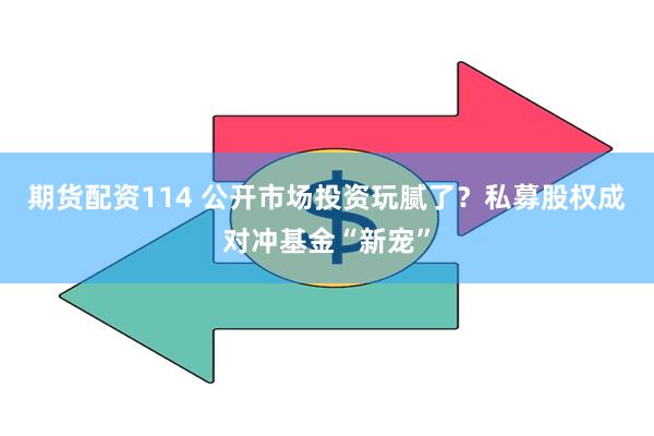 期货配资114 公开市场投资玩腻了？私募股权成对冲基金“新宠”